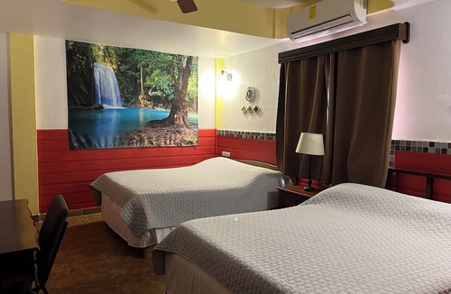 Belize City Hotel | EASY INN HOTEL-TWO BED ROOM -NUMBER 2