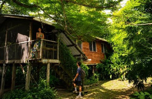 San Ignacio House | Unique Private Tree Top Cottage in Tropical Garden, Near San Ignacio Town