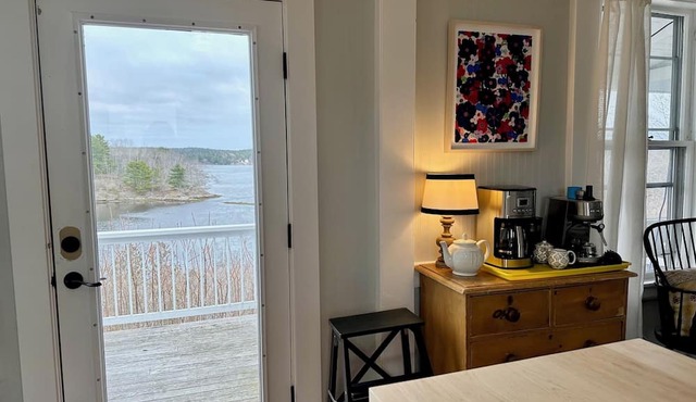 Cottage with Water Views, along with Dock- great for fly fishing! Near Popham Beach in Phippsburg